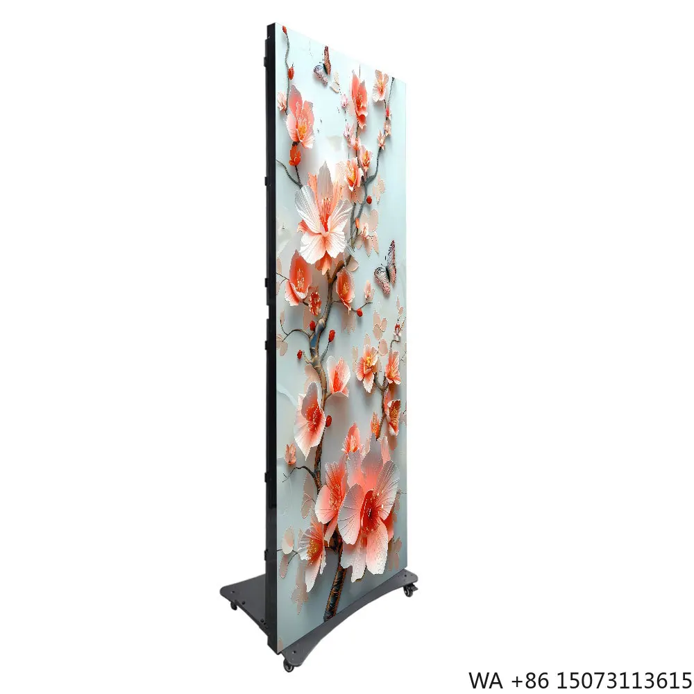 

Цифровой рекламный киоск с LED-тотемом безрамного дизайна, хит продаж на AliExpress, коммерческий офисный дисплей высокого разрешения