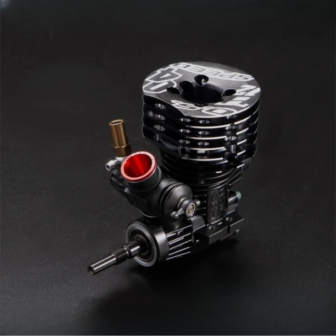 ชุดเครื่องยนต์ SPEED T1204 2.1 ซีซี 12 คลาส แรงบิดสูง ขนาด 1/10 พร้อมท่อไอเสียด้านหลัง ชุดท่อไอเสีย TT01 รุ่นโลหะ ของเล่นจำลองเครื่องยนต์