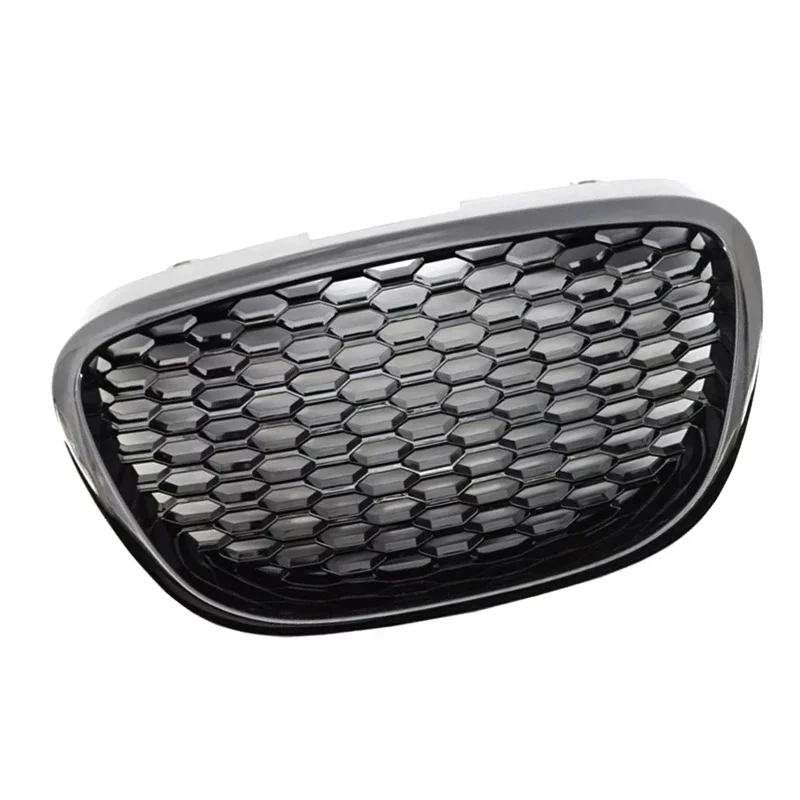 Glossy Black Front Bumper Grill Front Honeycomb Grill Mesh For Seat Leon 1P Altea 5P XL Toledo Mk3 5P 2004 2005-2009 GF1133007