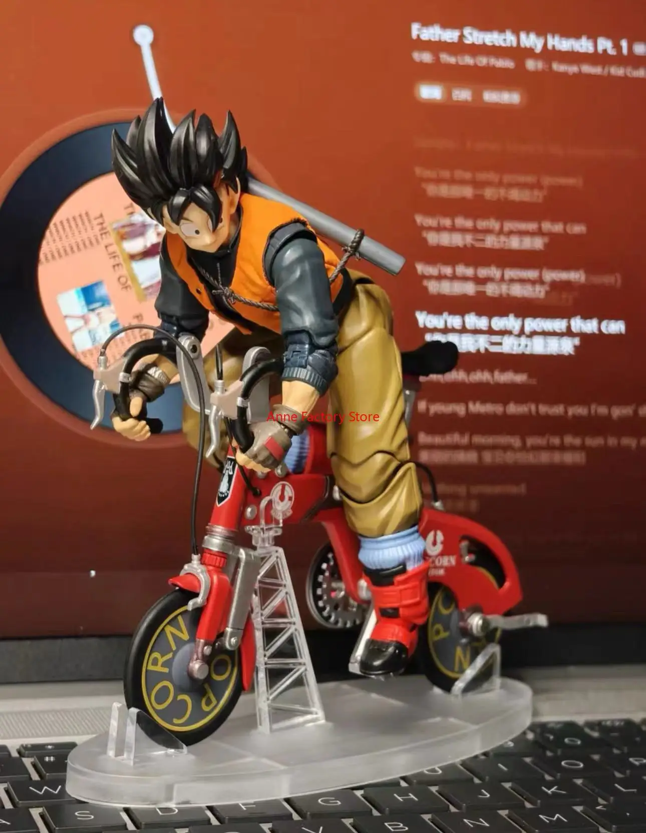

In Stock Tonsenarttoys Dragon Ball Z Kamione 01A 01B Son Goku SHF Fly Page Son Goku Ride Bike Action Figure Toy Model Gift