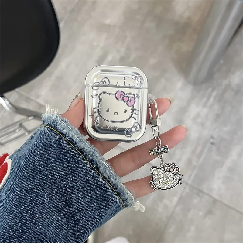 Hallo Kitty Bogen für Airpods Pro,Soft TPU Kopfhörer abdeckung Fall für Airpods 3 Fall/Airpods 1/2 Fall/Airpods Pro 2 Fall 2022