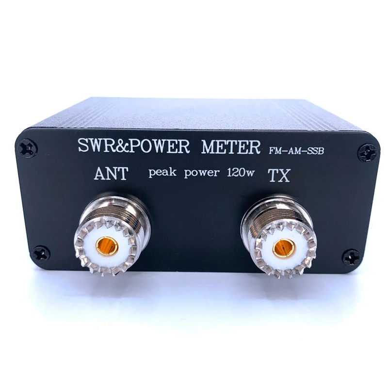 FM AM SSB 1.8Mhz-50Mhz SWR Power Watt Meter SWR & Power Meter Peak Power 120W PWR SWR Meter