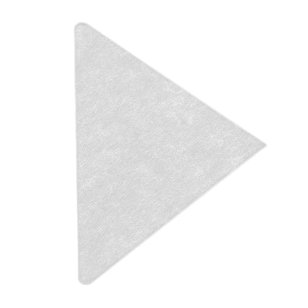 100pcs Self Adhesive Collar Support Stickers Triangular Shape No Curl Design Adhesive Collar Stays Disposable Shirt Neck Stays