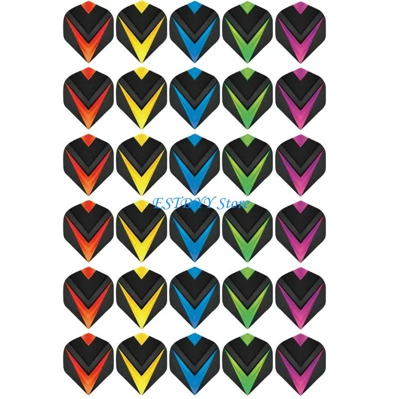 G6DE 30Pcs Darts PET Wing Adult Soft Tip Tail