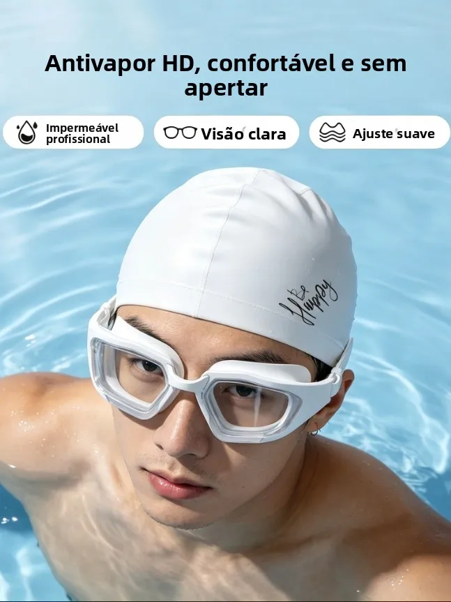 conjunto-de-oculos-de-natacao-ajustaveis-​​com-tampa-alta-definicao-a-prova-d'agua-anti-neblina-para-treinamento-de-natac