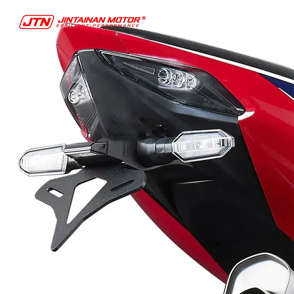 JTN Motorcycle Rear Short Tail Stock License For HONDA CBR1000RR-R SP 2020-2026 LED Lights License Plate Holder Accessories