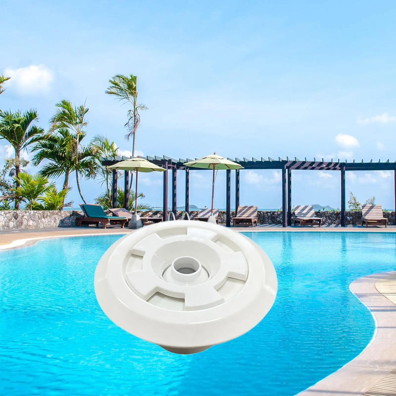 Swimming Pool Main Floor Drainer 360 Rotatable Jet Nozzle Wall Return Outlet for Pool Cleaning and Heating