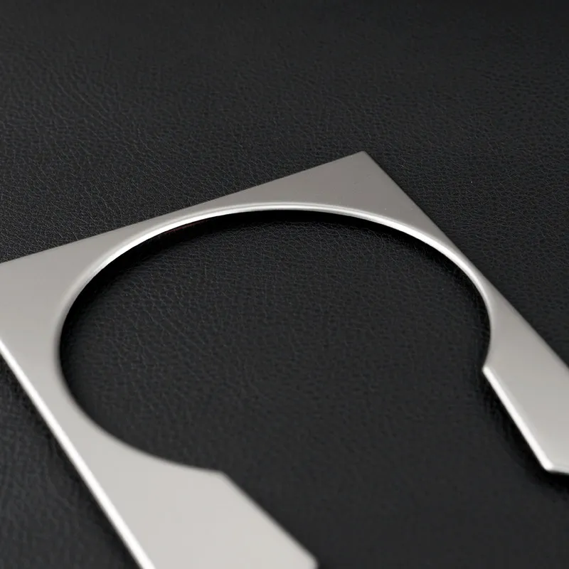

For Audi A4 B8 A5 2009 2010 2011 2012 2013 2014 2015 Accessories ABS Chrome Car Interior Water Cup Holder Trim Sticker Cover