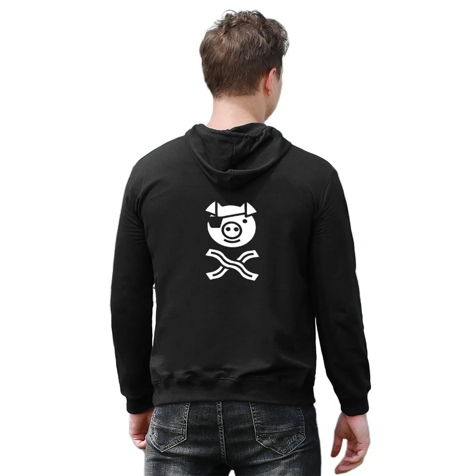 Pirate Pig Hoodie mens designer clothes mens clothes aesthetic clothing autumn hoodie graphic #6