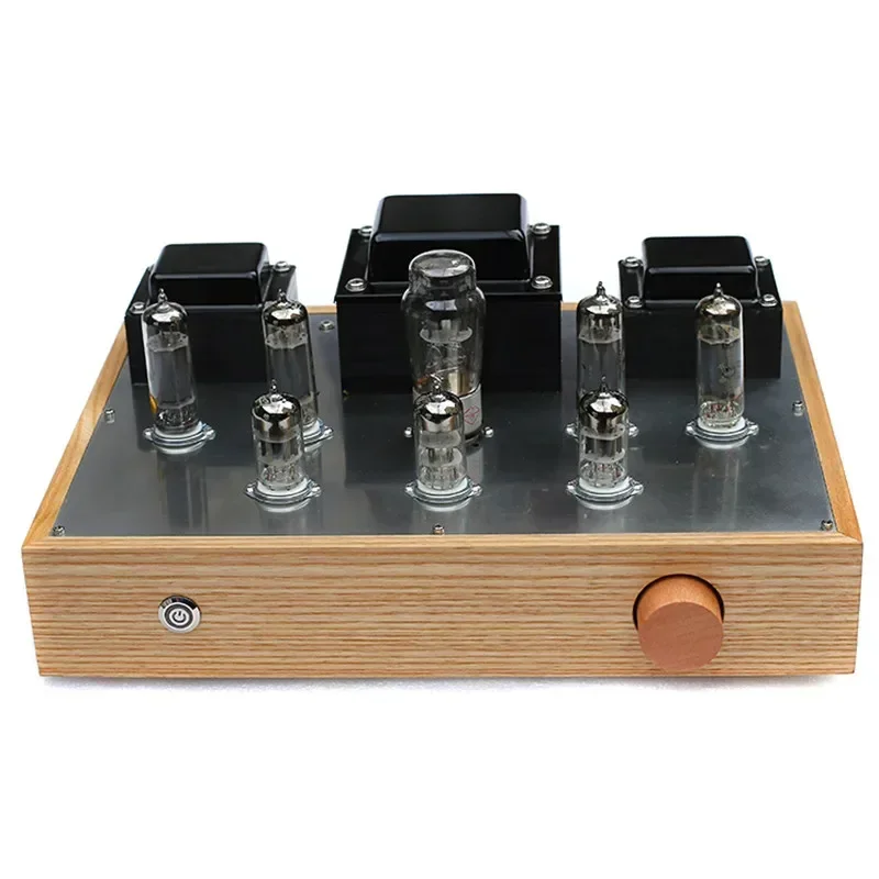 ล่าสุดLog Shell 15W * 2 สเตอริโอ 6N1 Push 6P14 สูญญากาศ 5Z4Pบัฟเฟอร์แก้ไข 6N3 Preamp Class A HIFI Home Audioเครื่องขยายเสียง