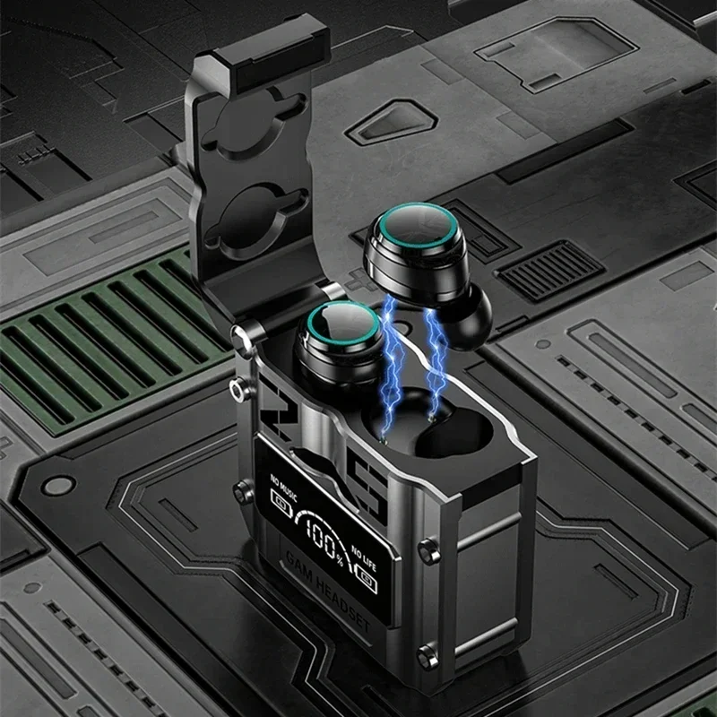 Bluetooth Wireless Earbuds With LED Display 3