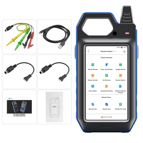 Imagen 1 del producto KEYDIY-programador de llave automático KD MAX, generador remoto, lector de chips, probador de frecuencia, KD-MAX