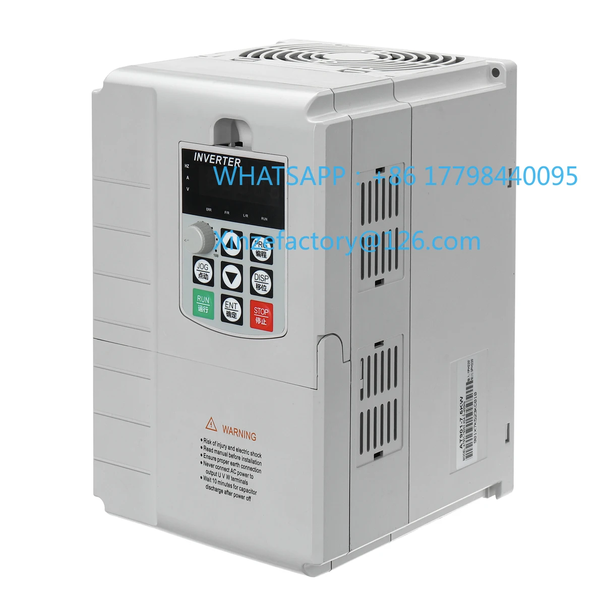 

Customizable Variable Frequency Drive Frequency Inverter 7.5KW 220V Single Phase Input 220V/380V Three Phase Output for 3-Phase