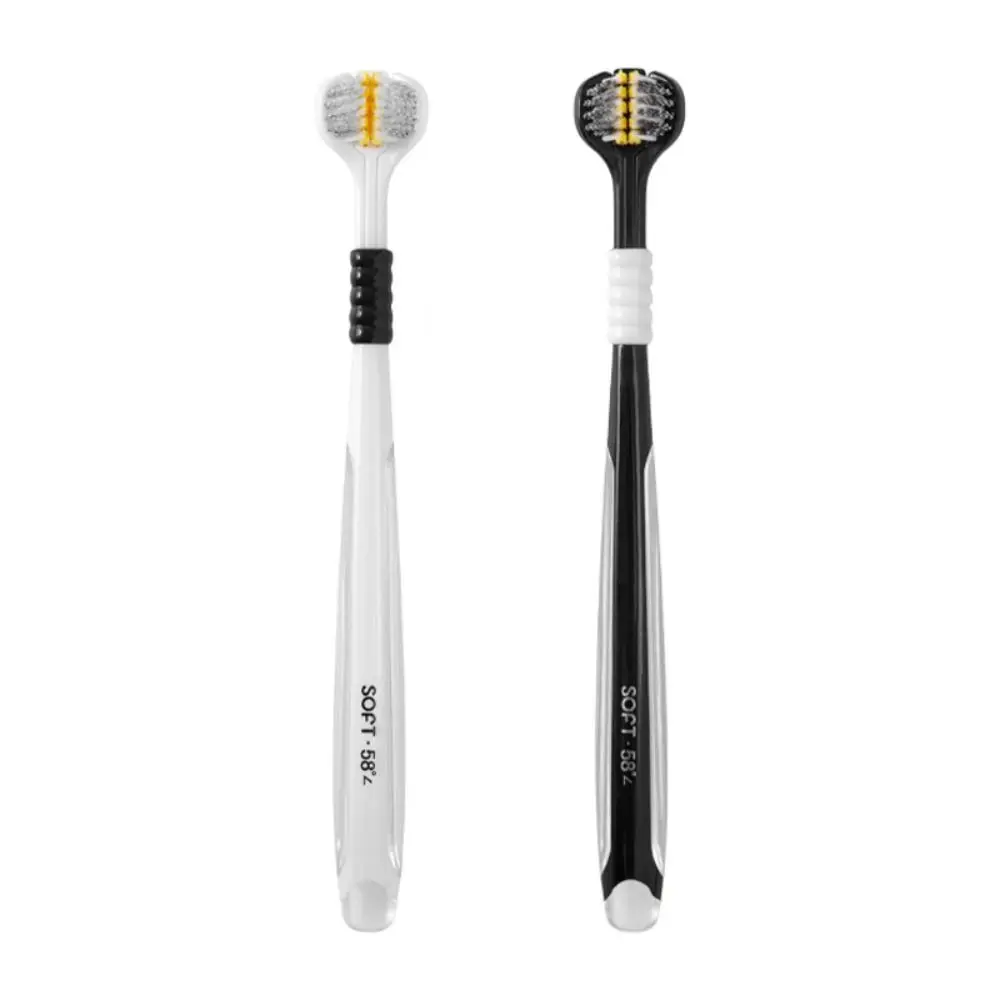 

Hot U-shaped Three Sided Toothbrush Soft Bristled Adult Household Cleaning Brush 3D Fully Wrapped Gift Tooth Care for Daily Use