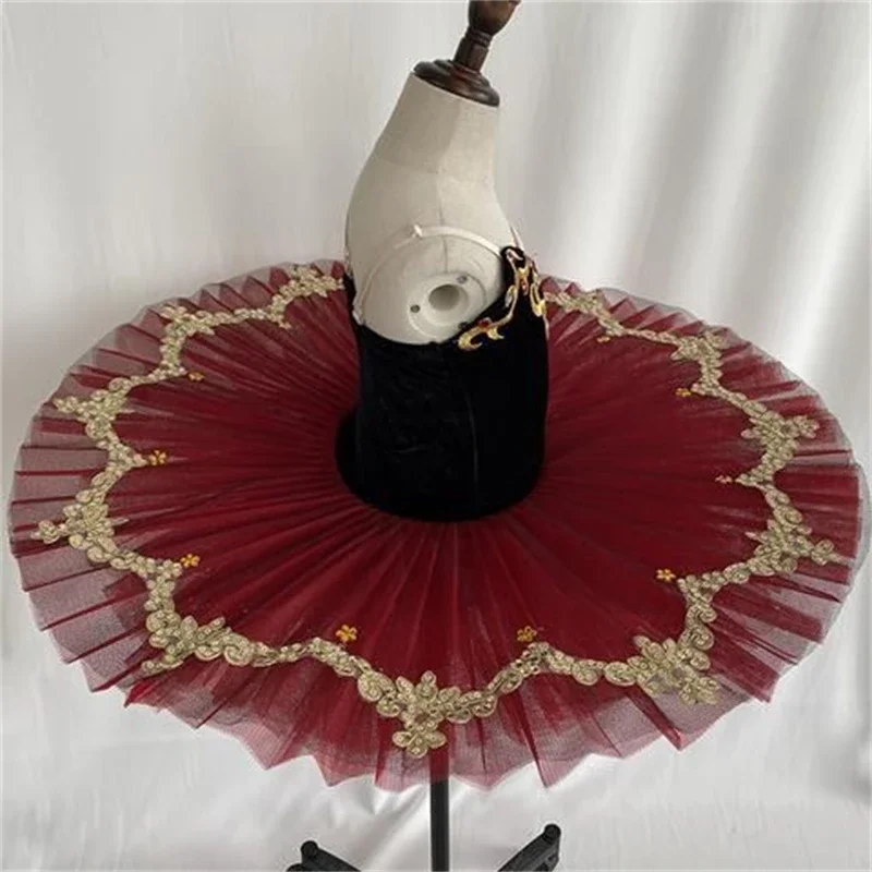 Профессиональная балетная пачка «Лебединое озеро» для девочек, женский вечерние танцевальный костюм балерины, балетный костюм Дон Кихота, балетное платье-пачка для девочек