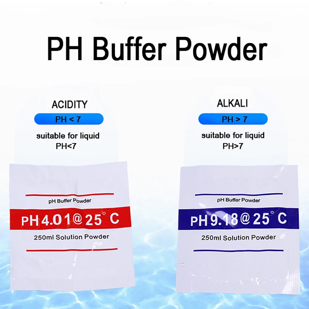 3pcs PH meter aligner calibrate liquid powder ph4.01/6.86/9.18calibrated point PH meter  accessories for aquarium RO system spas