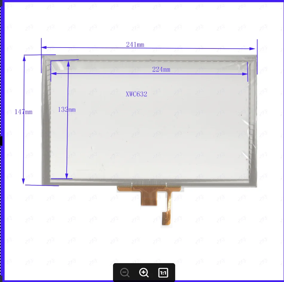 

ZhiYuSun XWC6352 NEW 241mm*147mm Touch sensor panel use GPS DVD overlay kit Resolution 241*147 XWC6352