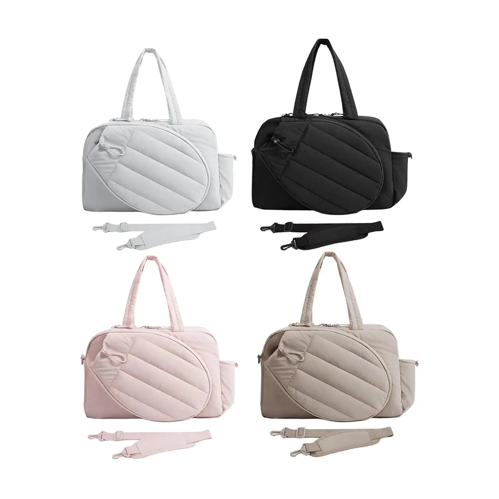 

Сумка для теннисной ракетки, спортивное снаряжение, большая вместимость с держателем для бутылки с водой, многофункциональная сумка для мужчин и женщин