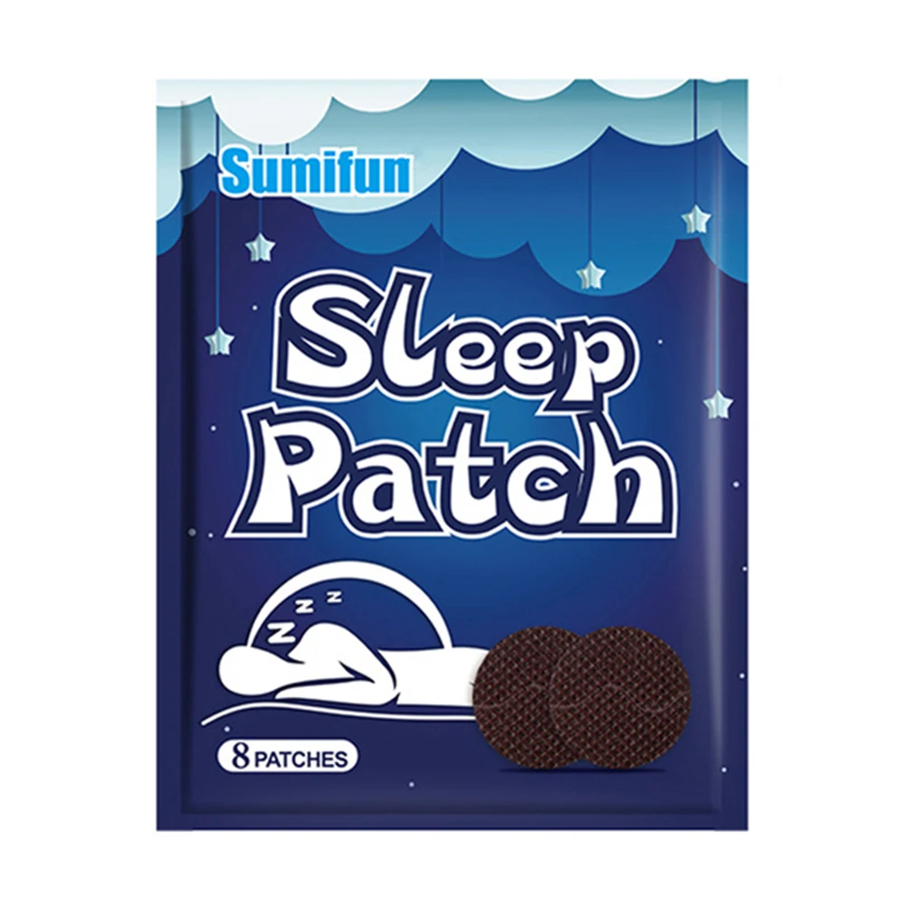 

8 шт./упак., пластырь для стимулирования сна, натуральный пластырь для лечения бессонницы, снимающий стресс, тревога, местные средства унисекс для ухода за телом