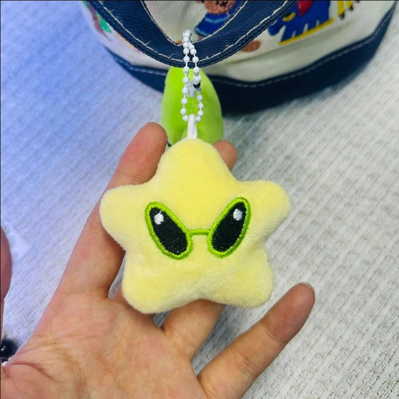 1/2Pcs New Cartoon Cute Star High Beauty Plush Doll Pendant Mobile Phone Rope Bag Pendant Car Keychain Versatile Birthday Gift view 4