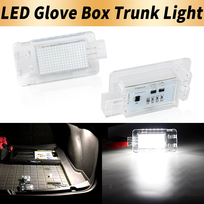 1/2X LED Trunk Interior Light Canbus For Volvo C30 06-13 C70 06-13 S40 04-12 S60 00-13 S80 99-10 V50 03-12  V70 00-07 XC70 03-13