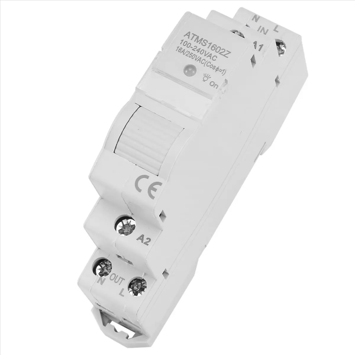 DT38 ATMS 1602Z Smart Switch 16A Din Rail 1P Remote Control Timing Switch Smart Wireless Switch 220V Timing Switch