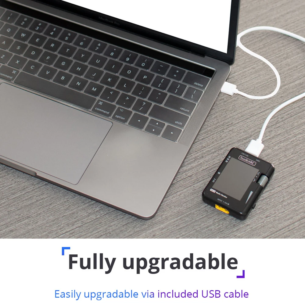 ToolkitRC MC8 SC100 Mini-Zellenprüfer 32-Bit-Batterie-Multi-Checker PWM-Ausgang PPM SBUS-Anzeige Mit USB-C Schnellladung – Detail 12