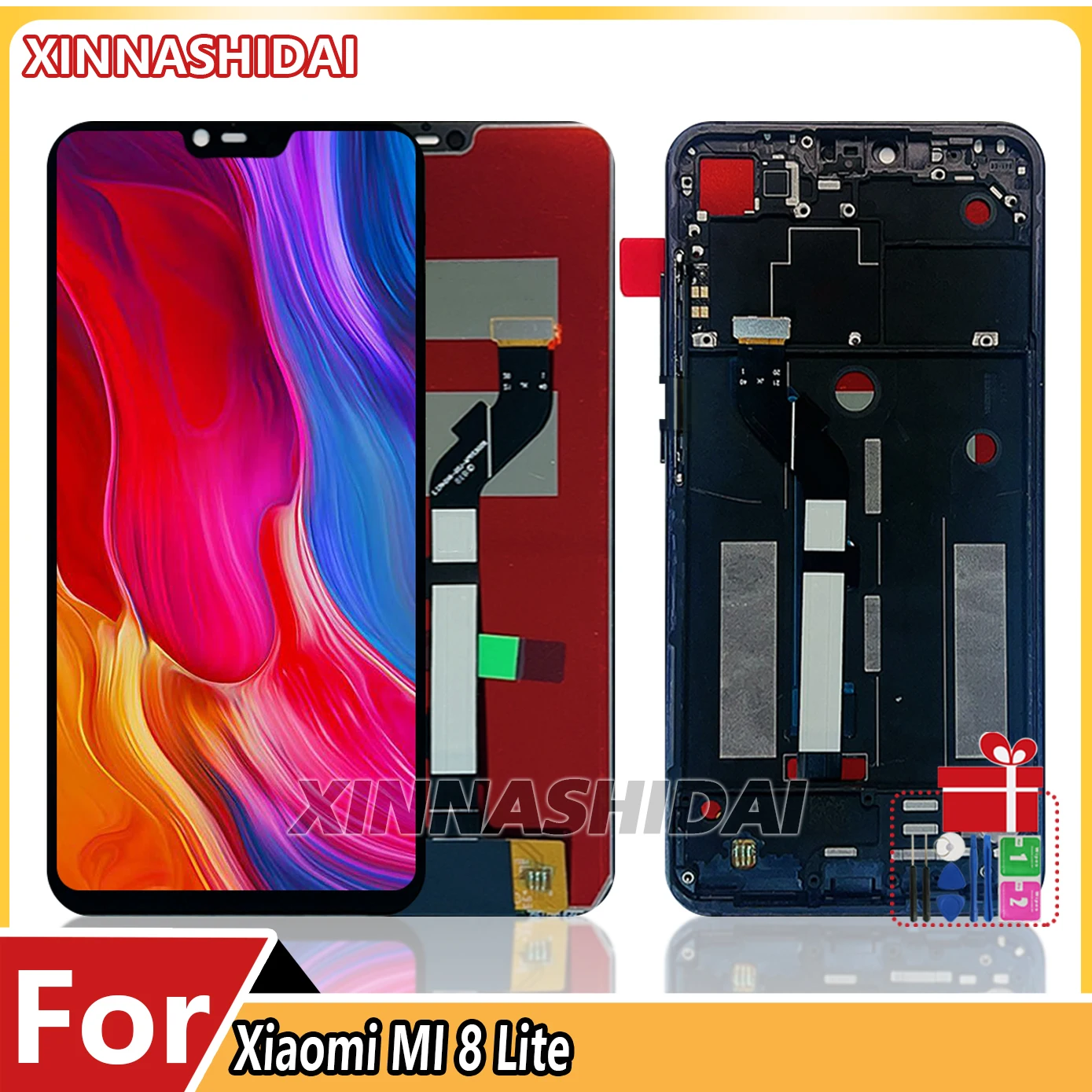 NEW LCD For Xiaomi Mi 8 Lite LCD Display Touch Screen Digitizer Assembly For Xiaomi Mi8 Lite Mi 8X LCD