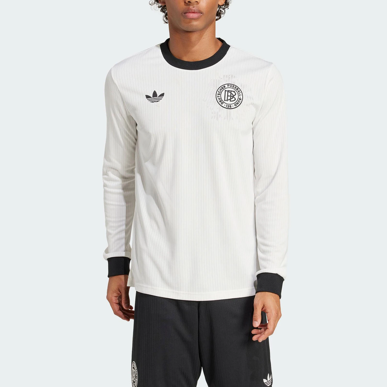 

Оригинальная мужская футболка Adidas с длинными рукавами для футбольных матчей и тренировок JY0217