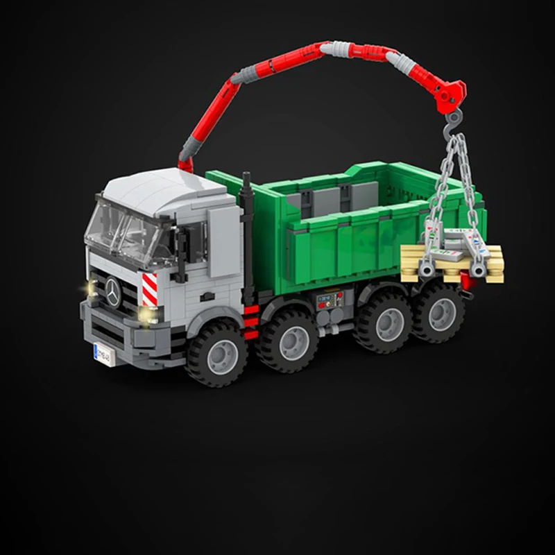 熱い販売ビルディングブロックエンジニアリング車両シリーズ MOC-134836 シティトラックモデルハイテクレンガおもちゃセット子供クリスマスギフト