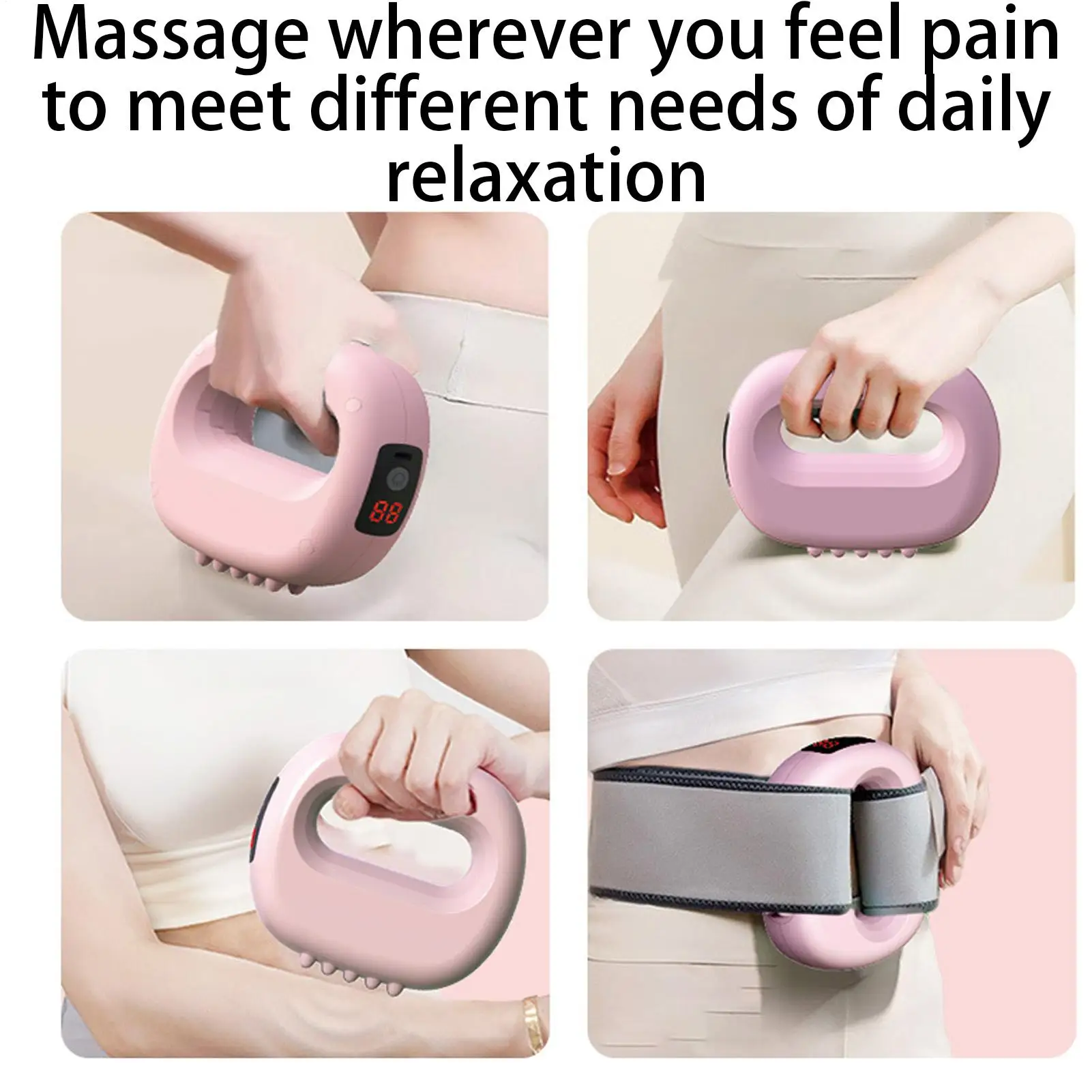 Deep Tissue Muscle Massagers Electric 5 Speed Fascia Massager Fitness Equipment For Legs Back Abdomen Thighs Stomach Arms
