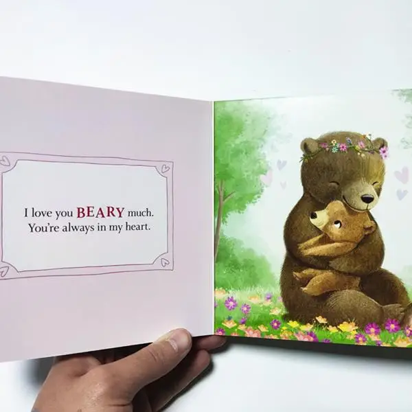 English Children's Parent-child Interactive Cardboard Book 'I Love You Like No Otter'