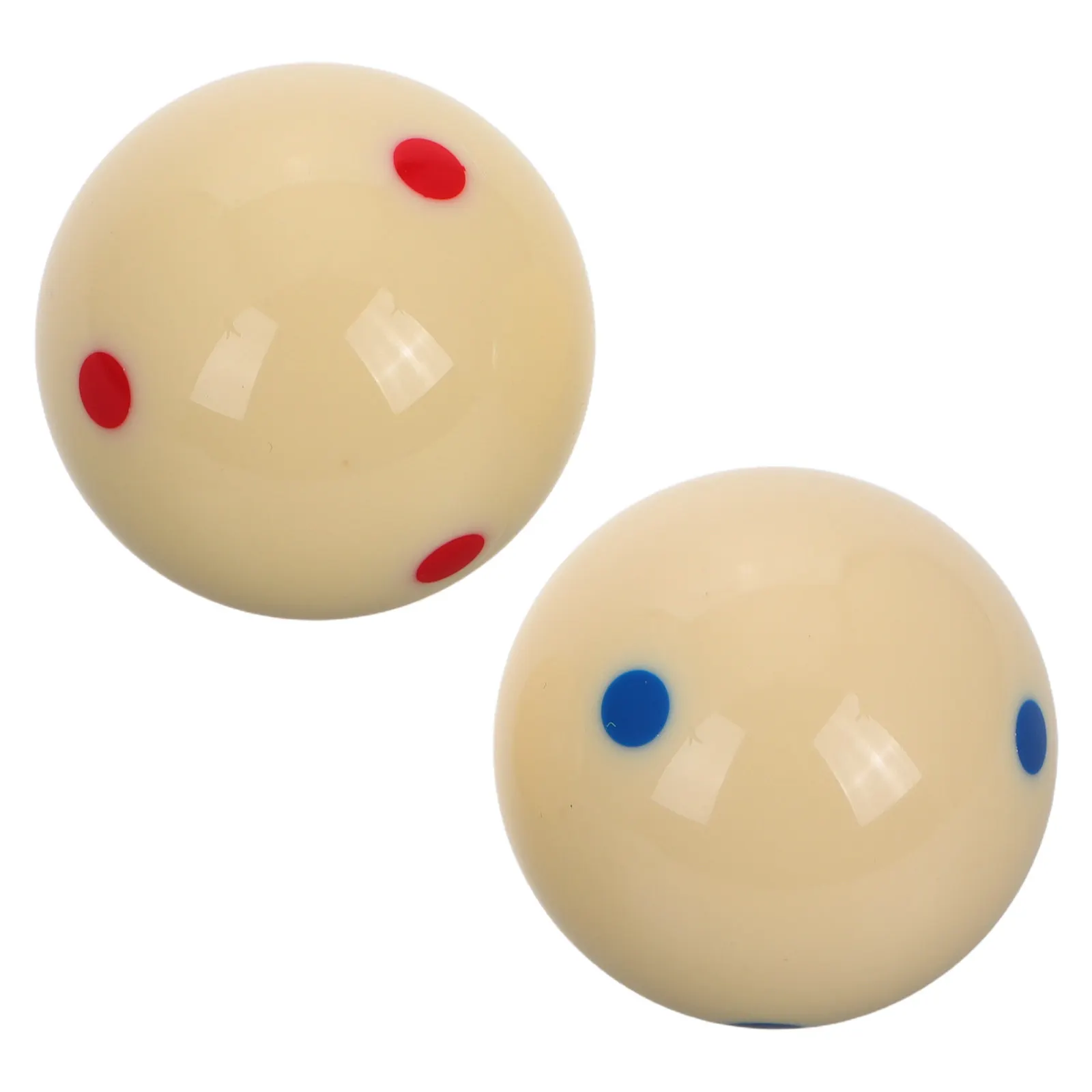

2 шт. белых тренировочных шаров для бильярда с точками для отработки ударов, аксессуары для спортивных тренировок по бильярду