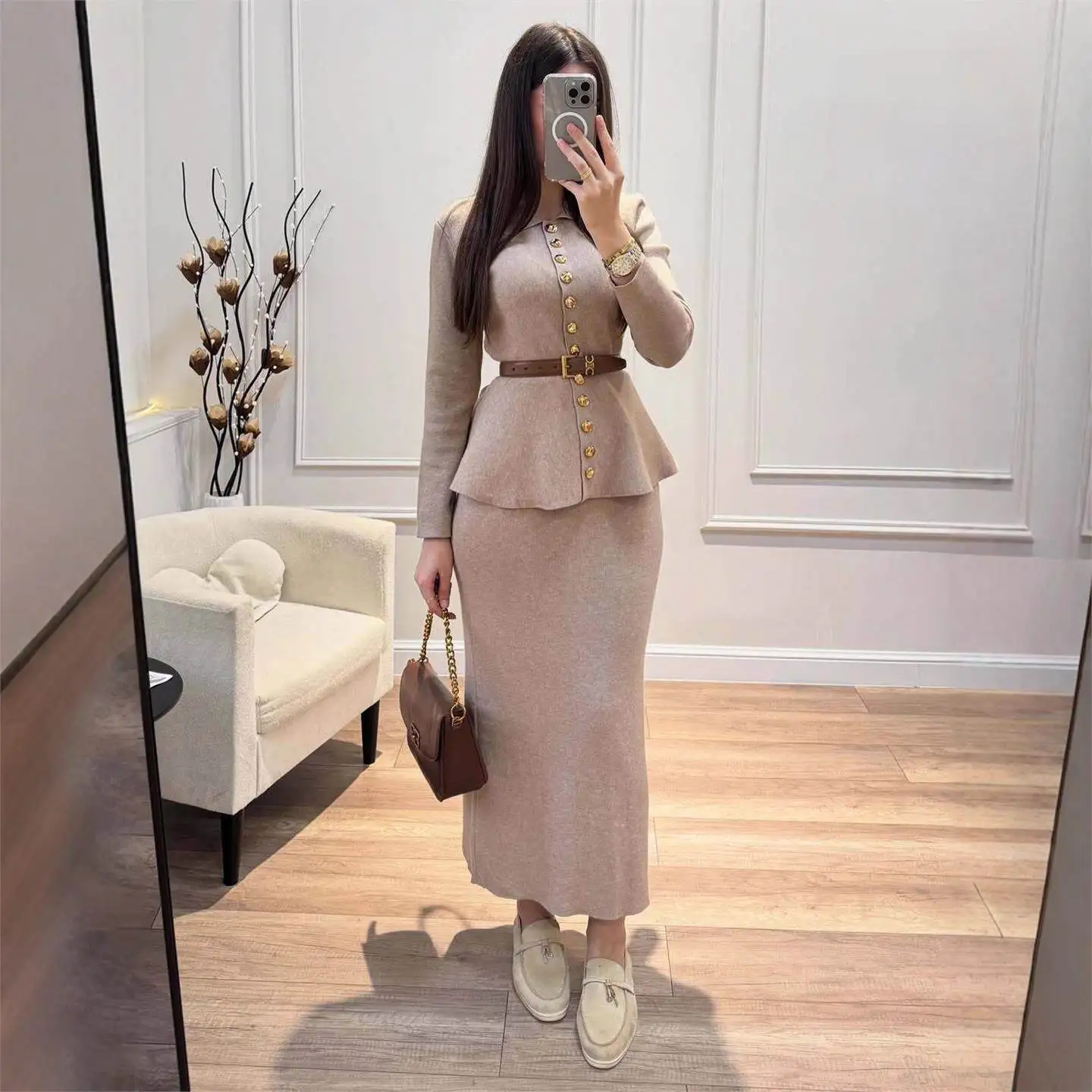 

Пальто Cleanfit Style с пуговицами и полосками, юбка-трапеция, брюки с низкой талией из ПВХ-материала, повседневные брюки с завышенной талией и эффектом «рыбий хвост»