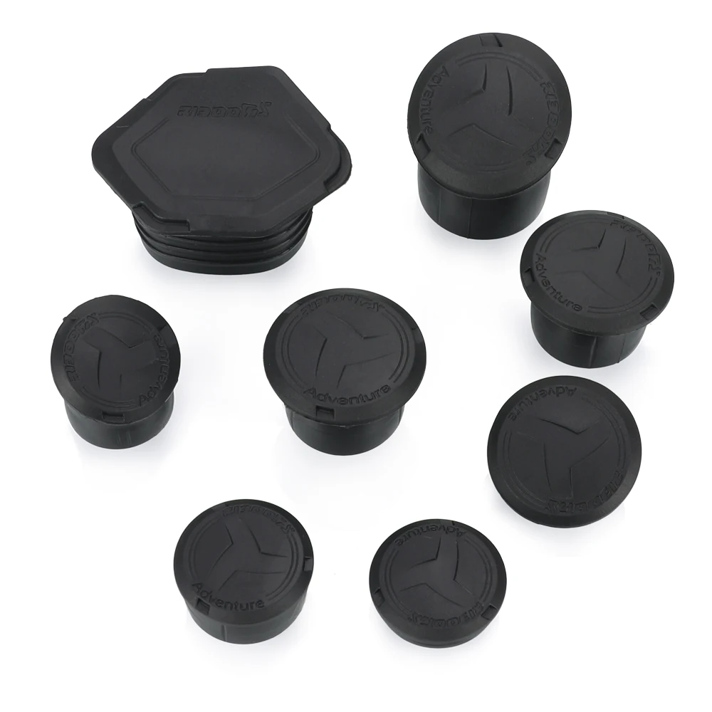 

8 Pieces Frame Hole Cover Caps Plug Decorative Frame End Cap Set For BMW R1300GS GS R1300 R1300 Adventure R1200GSA R 1300GS ADV