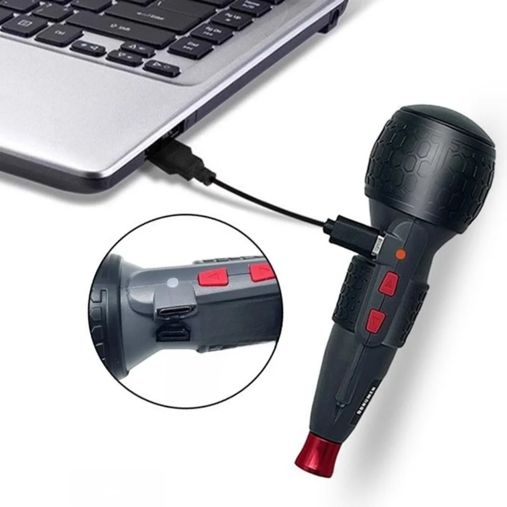 Cordless Electric Screwdriver With USB C Charging For Furniture Assembly And Device Repair Compact Design