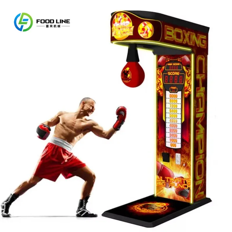 Customized Wholesale Electronic Boxing Machine Coin Operated Boxing Arcade Game Machine Boxing Game Machine