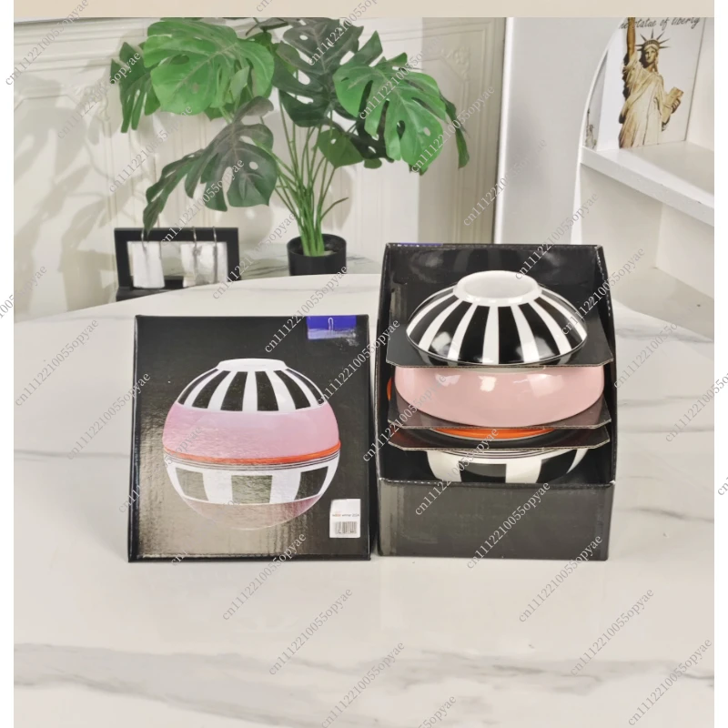 Small Food Ball Tableware Set, High-value Light Luxury Plates, Dishes Can Store Tableware