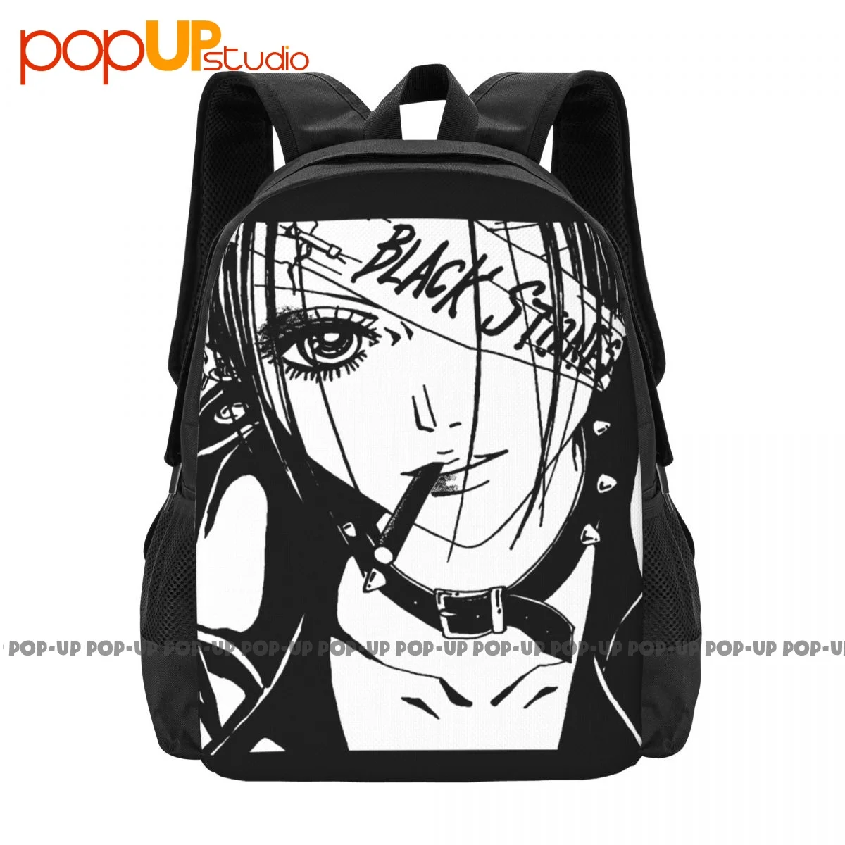 Maglia Tributo Nana Black Stones Anime Manga Cartone Giappone 2 Backpack Large Capacity Foldable Storage Bag