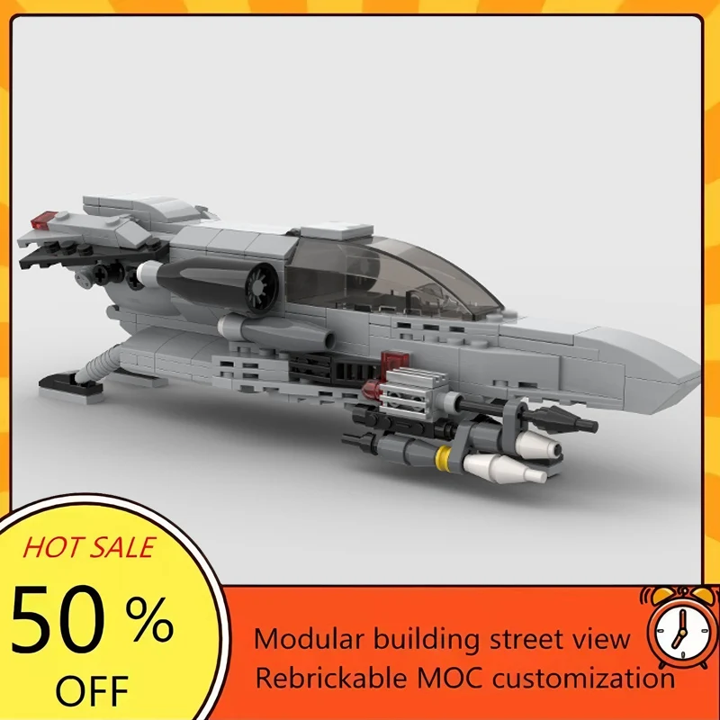 

235PCS Popular Space War Movie Model MOC Building Bricks Spaceship Modular Technology Gifts Holiday Assemble Children Toy Suit