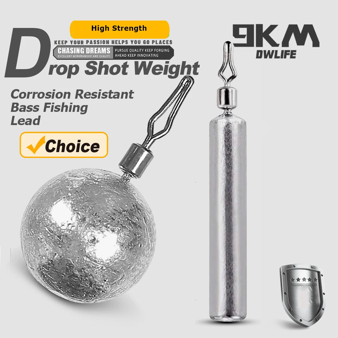 5Pcs Drop Shot Weig… - image