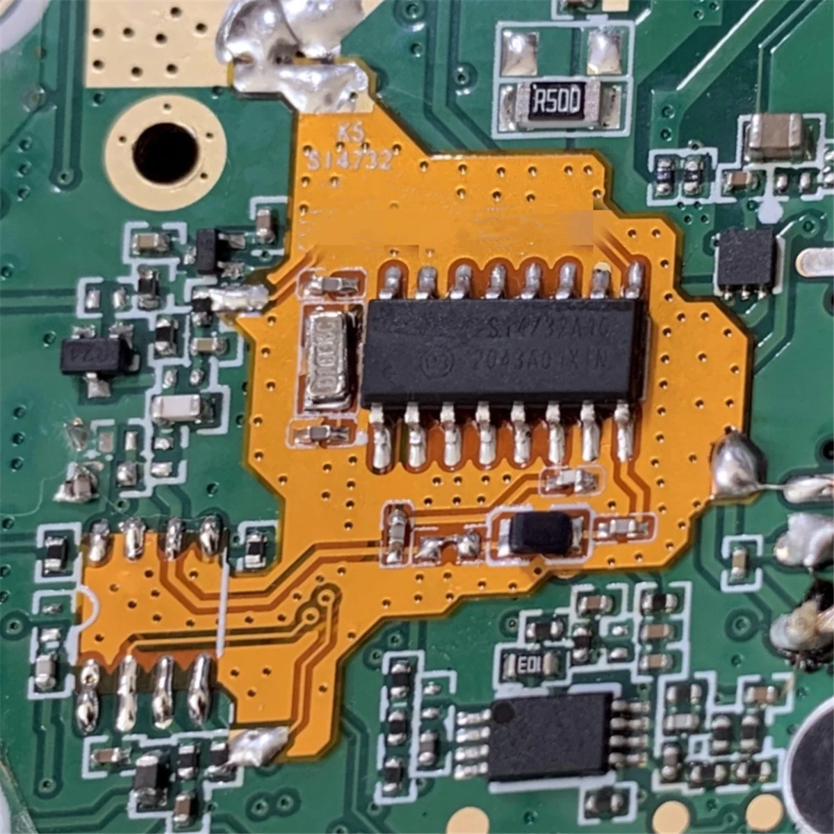 Imagem -06 - Chip e Crystal Oscillator Component Modificação Module v2 Fpc Versão para Quansheng Uv-k5 Si4732