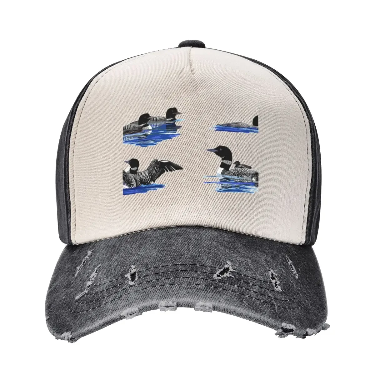 Loons on a Lake Baseball Cap New In Hat foam party Hat Fishing cap Boy Child Women's