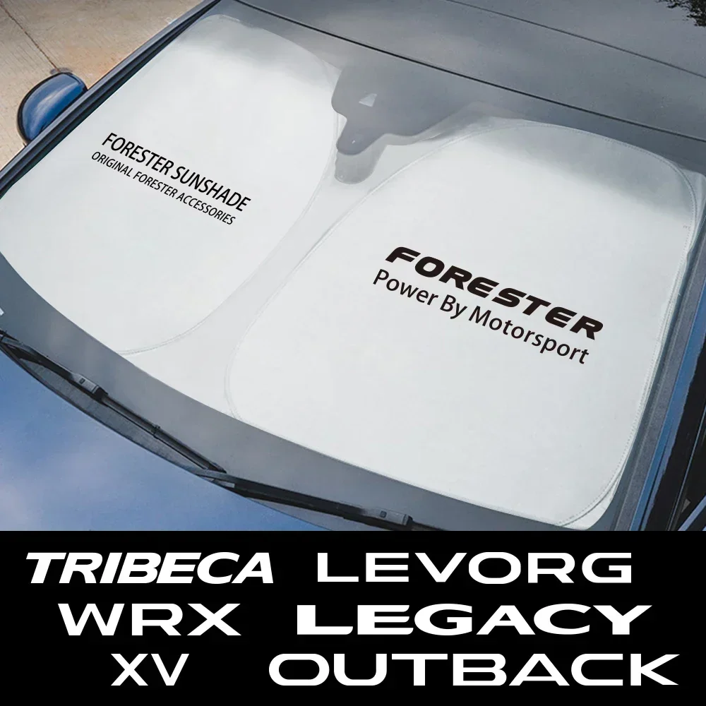 Car Front Windshield Flodable Sunshade Auto Accessories For Subaru Forester XV Outback Legacy WRX Tribeca Levorg BRZ Crosstrek
