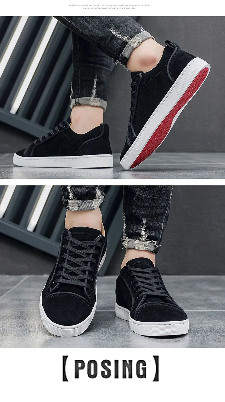 2026 New Spring Autumn Men's Board Shoes Versatile Men's Casual Single Shoes Anti Slip Sports Shoes