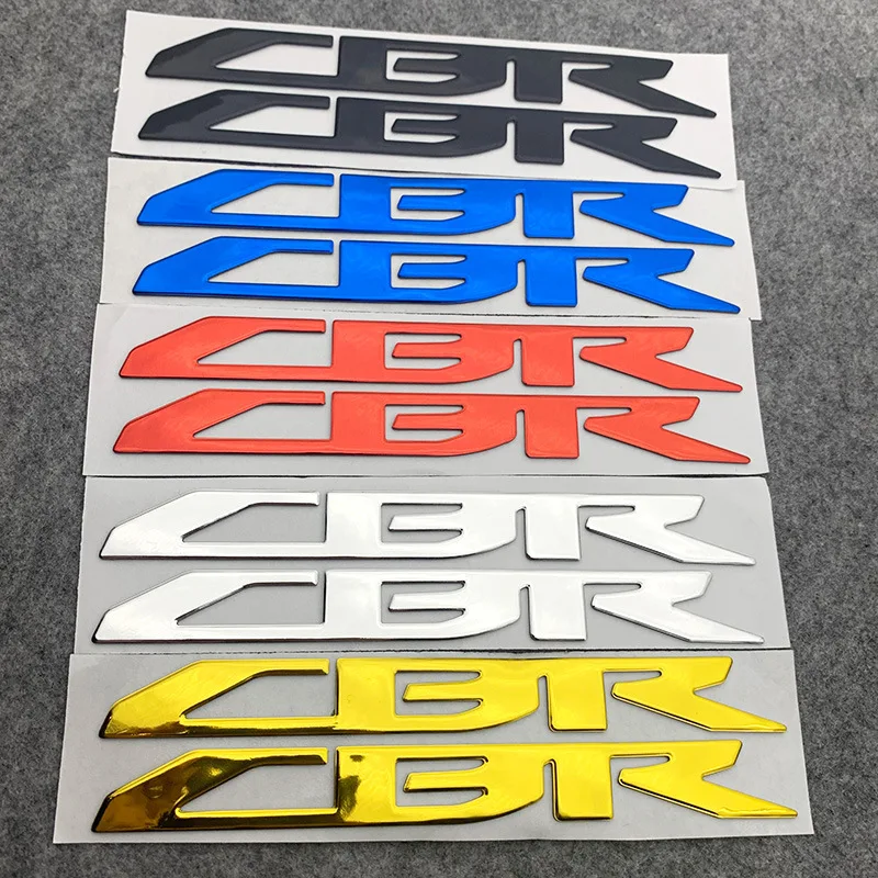 3D Motorcycle Emblems Sticker For Honda CBR1000RR CBR600RR CBR650F CBR954RR CBR929RE CBR125RS CBR150R CBR400R CBR250R LOGO Decal