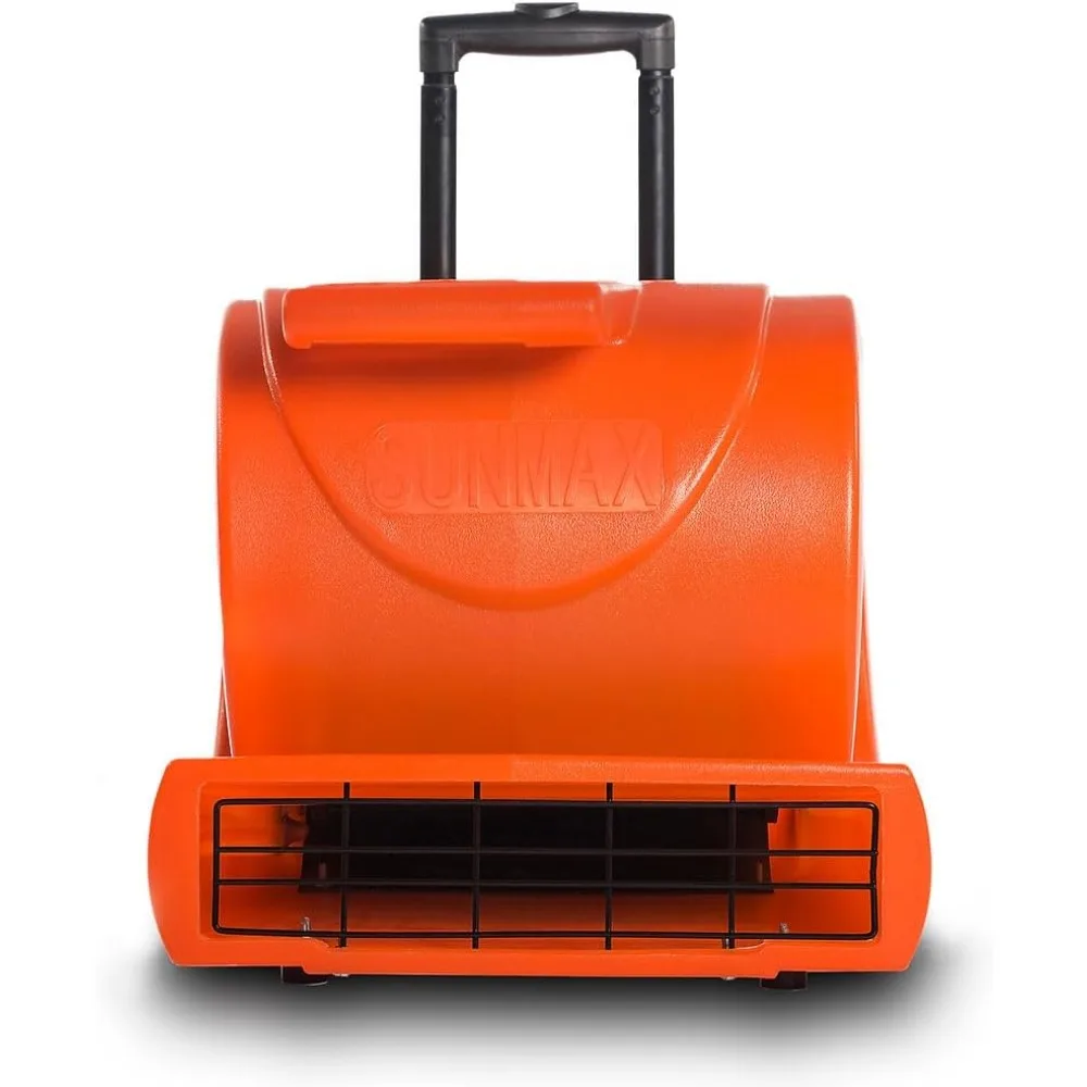 RT900A Air Mover a 3 velocità 1.3HP 5000 CFM Potente ventilatore da pavimento Asciugatrici per tappeti Asciugatrice da pavimento Janitoriana con manico telescopico