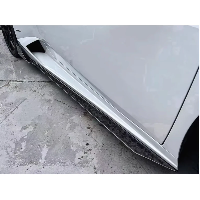 For Lamborghini Huracán LP580 LP610 580 Carbon Fiber Side Skirt Side bumper Splitters Side skirts Cupwings Side panel Body Kit