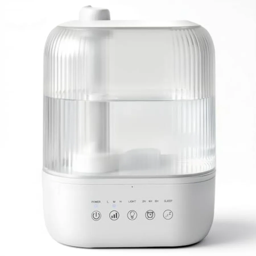

Humidifiers for Bedroom Top Fill 3L Supersized Humidifier Large Room Easy to Fill and Clean Quiet 22dB Baby Humidifier Nightlig
