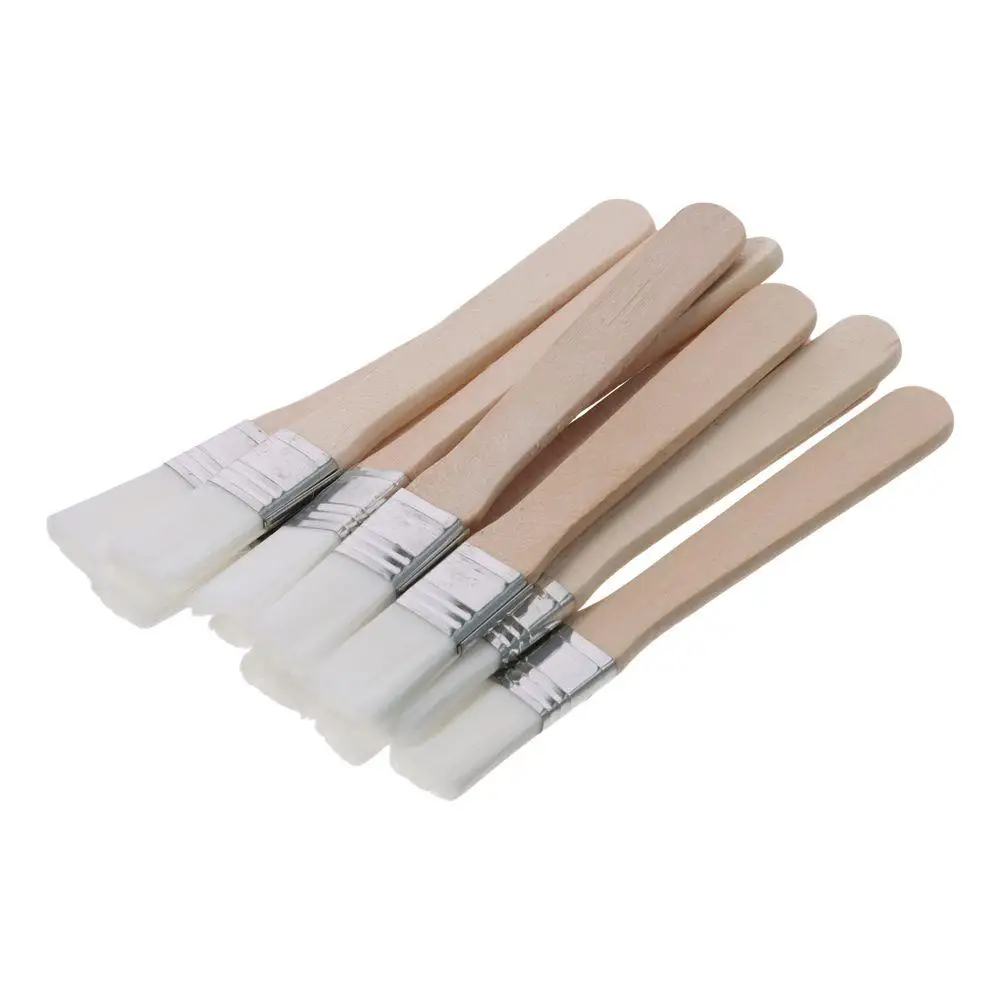 

1PC 0.6" Width Small Paint Brush, Nylon Bristle with Wood Handle Painting Tool for Wall, Door, Cabinets, Furniture